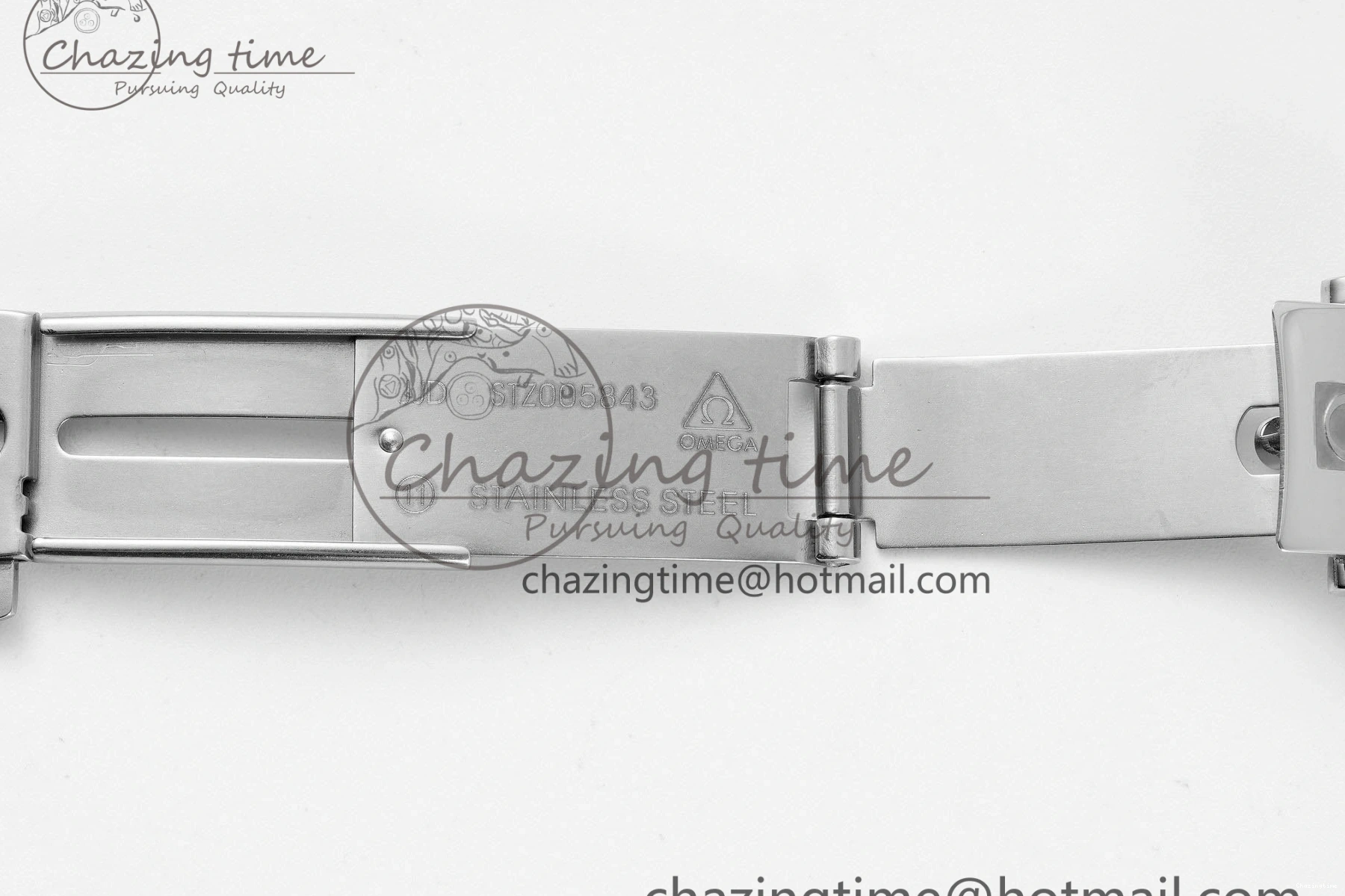 0506 FlexibleFit De Ville SS TWF 1:1 Best Edition Gray Dial Blue Markers on SS Bracelet MIYOTA 7843